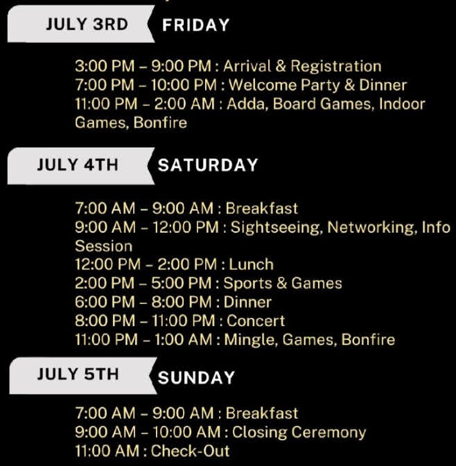 itinerary